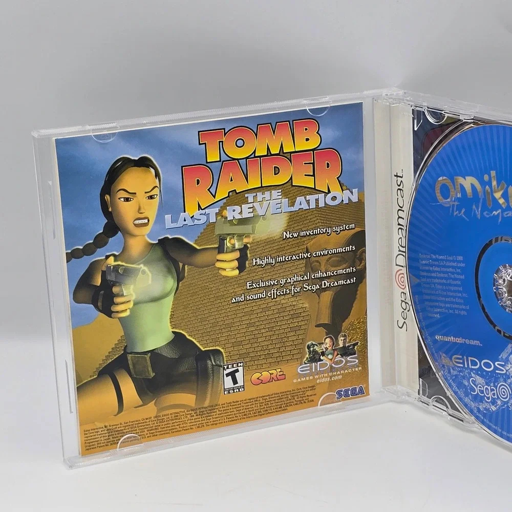 Omikron The Nomad Soul Sega Dreamcast David Bowie Eidos T-36807N Retro Game